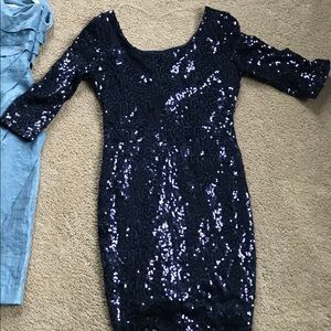 Sparkle blue dress